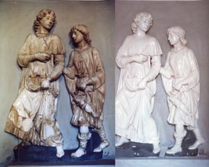 Prima e dopo il restauro Prima e dopo il restauro