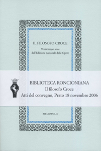 Atti Il filosofo Croce Atti Il filosofo Croce