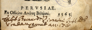 Nota di possesso Nota di possesso