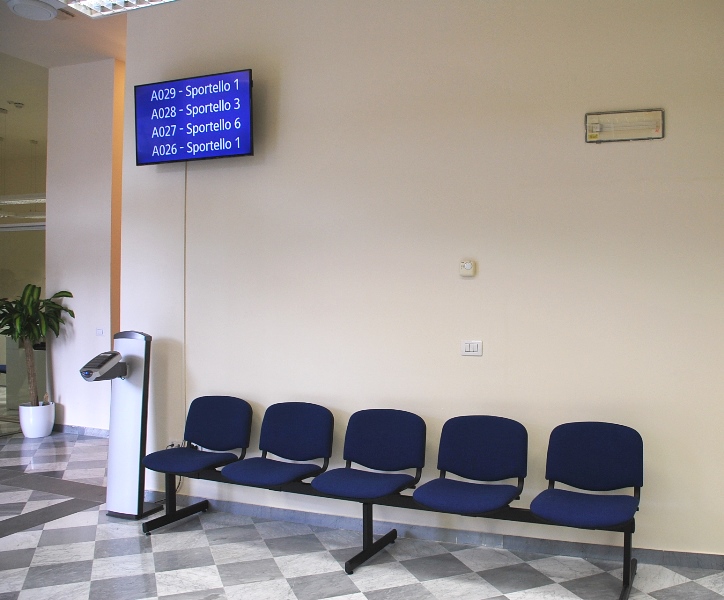 Sala di attesa per il ricevimento dei cittadini